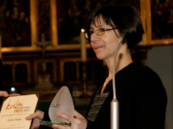 2012 Verleihung des Kulturpreises der Stadt Lünen an Jutta Timpe