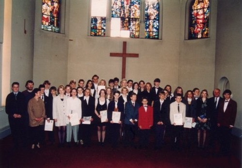 1995-04-30 Pfarrerin Scholz-Druba und Pfarrer Vollmer